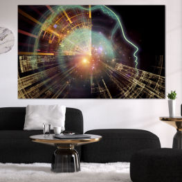 Abstraction, Space, Modern, Light, Star, Graphic, Design, Black, Bright, Face, Shape, Glow, Pattern, Digital, Backdrop, Fractal, Device, Fiber, Laser, Optical device