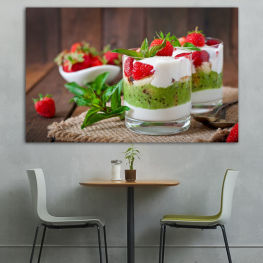 Summer, Kitchen, Fresh, Fruits, Strawberries, Food, Delicious, Fruit, Health, Diet, Tasty, Dessert, Strawberry, Healthy, Berry, Sweet, Organic, Cream, Edible fruit, Juicy, Close, Ripe, Trifle