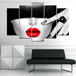 Woman, Sexy, Fashion, Portrait, Makeup, Hair, Eyes, Pretty, Lady, Style, Face, Sensual, Lips, Attractive, Person, Model, Close, Skin, Adult, Brunette, Make