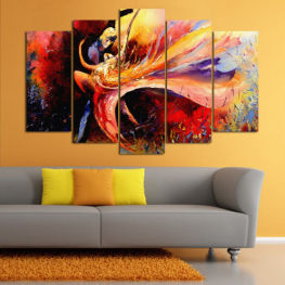 Woman, Abstraction, Light, Moon, Graphic, Dance, Color, Design, Fantasy, Black, Mask, Futuristic, Man, Energy, Motion, Shape, Pattern, Effect, Acrylic, Dancer, Digital, Wallpaper, Fractal, Generated