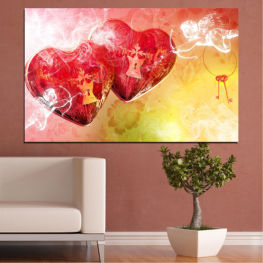 Light, Decoration, Heart, Star, Graphic, Snow, Winter, Color, Design, Cupid, Holiday, Graphics, Key, Ornament, Shape, Pattern, Snowflake, Digital, Backdrop, Wallpaper, Fractal, Greeting