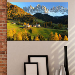 Landscape, Nature, Forest, Tree, Lake, Mountain, Trees, Autumn, Mountains, House, Snow, Park, Travel, Scenic, Peak, Tourism, National, Range, Geological formation, Natural elevation