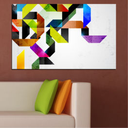 Abstraction, Colorful, Graphic, Element, Color, Design, Symbol, Lines, Shape, Flag, Business, Country, National, United, Sign, Mosaic, Paper, Patriotism, Patriotic, State