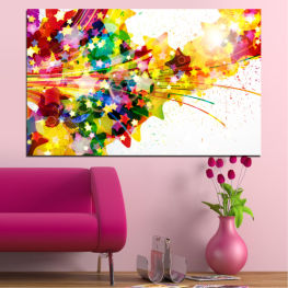 Абстракция, Цвете, Украса, Цветен, Есен, Листо, Звезда, Графичен, Цвят, Дизайн, Портокал, Жълт, Форма, Цветен, Акварел, Колело, Машина, Кадър, Въртящо се колело, Механично устройство, Механизъм