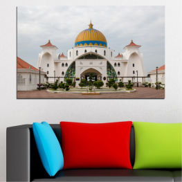 Изглед, Забележителност, Архитектура, Джамия, Малайзия, Пътуване, Религия, Кръст, Сграда, Църква, Храм, Катедрала, История, Купол, Известен, Православен, Покриване, Манастир, Покрив, Защитно покритие