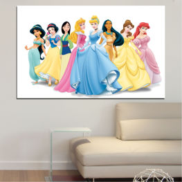 Children, Animated, Princess, Dance, Disney, Cartoon, Happy, People, Girls, Lifestyle, Women, Silhouette, Person, Male, Adult, Group, Team, Smiling