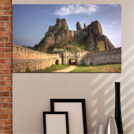 Landscape, Bulgaria, Landmark, Architecture, Castle, Belogradchik, Stone, Travel, Ancient, Wall, Building, Structure, Tower, Monument, Medieval, Tourism, Palace, History, Fortress, Fortification, Defensive structure