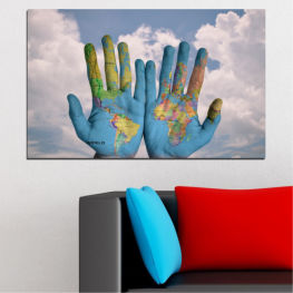 Abstraction, Landscape, Water, Modern, City, Cityscape, Drawing, Dusk, Geography, Architecture, Skyscraper, Map, Cactus, Travel, Building, Tower, Urban, Business, Skyline, Hand, Downtown, Skyscrapers, Finger