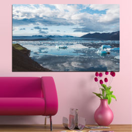 Пейзаж, Плаж, Вода, Крайбрежие, Планина, Океан, Планини, Сняг, Зима, Лед, Облаци, Брегова линия, Пътуване, Рок, Панорамен, Ледник, Брегова линия, Воден басейн, Нос