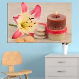 Feng shui, Flower, Relax, Lilies, Zen, Stones, Spa, Food, Relaxation, Candle, Health, Dessert, Pink, Cake, Sweet, Therapy, Treatment, Baked, Icing, Source of illumination, Aromatherapy, Bath, Cupcakes, Cupcake