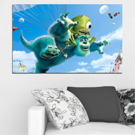 Smile, Children, Drawing, Decoration, Animated, Winter, Color, Monsters, inc, Cartoon, Holiday, Happy, Face, Play, Person, Costume, Child, Teddy