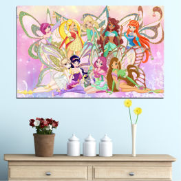 Цвете, Детски, Рисунка, Украса, Анимационен, Цветен, Луна, Листо, Ретро, Графичен, Елемент, Цвят, Дизайн, Комикс, Уинкс, Модел, Цветен, Акрил, Тапет, Гръндж, Карта, Графити