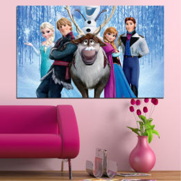 Кон, Детски, Замръзналото кралство, Анимационен, Портрет, Сняг, Зима, Танц, Дисни, Празник, Щастлив, Хора, Елен, Човек, Студ, Танцьор, Артист, Изпълнител, Костюм, Мъжки, Карибу