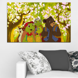 Smile, Children, Drawing, Animated, Colorful, Night, Graphic, Cartoon, Holiday, Franklin, Funny, Cheerful, Child, Clip art, Jigsaw puzzle, Game, Childhood, Character, Puzzle