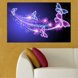 Space, Butterfly, Light, Sky, Decoration, Star, Graphic, Snow, Winter, Design, Fantasy, Holiday, Ornament, Shape, Season, Celebration, Pattern, Firework, Backdrop, Wallpaper, Card