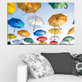 Collage, Rain, Sky, Color, Design, Orange, Umbrella, Season, Weather, Safety, Open, Parasol, Canopy, Shelter, Pirate, Maple, Protective covering, Covering, Protection
