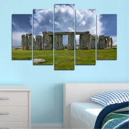 Landscape, Sky, Landmark, Grass, Architecture, Stone, Travel, Ancient, Structure, Temple, Monument, Tourism, Historic, History, England, Megalith, Memorial, Ruins, Ruin