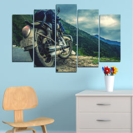 Mountain, Motor, Sport, Road, Motorcycle, Ride, Motorbike, Action, Biker, Bike, Outdoor, Adventure, Extreme, Helmet, Speed, Danger, Cycle, Race, Bicycle, Rider