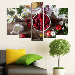 Summer, Cuisine, Fresh, Fruits, Nutrition, Food, Breakfast, Dinner, Delicious, Fruit, Diet, Vegetable, Tasty, Dessert, Table, Strawberry, Healthy, Berry, Sweet, Organic, Edible fruit, Cherry, Pepper, Currant, Spice, Meal, Eating, Bowl
