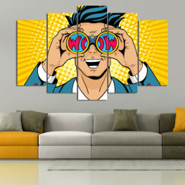 Animal, Art, Drawing, Graphic, Cartoon, Happy, People, Man, Cartoon people, Person, Funny, Cute, Male, Child, Clip art, Cape, Cutout