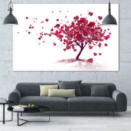 Flower, Tree, Art, Decoration, Love, Leaves, Graphic, Plant, Japan, Element, Romantic, Color, Design, Ornament, Hearts, Shape, Pink, Season, Decorative, Celebration, Pattern, Floral, Wallpaper, Grunge, Card, Frame