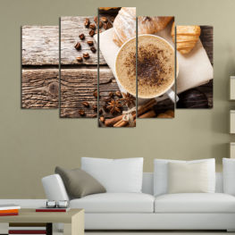Coffee, Fresh, Morning, Drink, Food, Breakfast, Beverage, Restaurant, Cappuccino, Energy, Gourmet, Tasty, Cup, Hot, Healthy, Bakery, Sweet, Caffeine, Saucer, Espresso, Aroma, Aromatic, Baking, Latte, Brown, Mug, Roasted, Beans