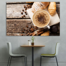 Coffee, Fresh, Morning, Drink, Food, Breakfast, Beverage, Restaurant, Cappuccino, Energy, Gourmet, Tasty, Cup, Hot, Healthy, Bakery, Sweet, Caffeine, Saucer, Espresso, Aroma, Aromatic, Baking, Latte, Brown, Mug, Roasted, Beans