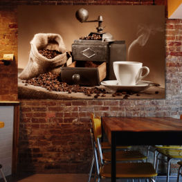 Coffee, Kitchen, Morning, Drink, Food, Breakfast, Beverage, Restaurant, Cappuccino, Cup, Hot, Table, Caffeine, Saucer, Espresso, Aroma, Taste, Aromatic, Brown, Mug, Beans, Bean, Teapot