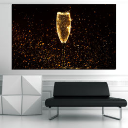 Animal, Water, Light, Reflection, Night, Drink, Color, Design, Black, Glass, Wineglass, Bright, Beverage, Stars, Golden, Bubbles, Gold, Sparkle, Champagne, Party, Splash, Bubble, Liquid, Texture, Close, Crustacean, Invertebrate, Arthropod, Drop