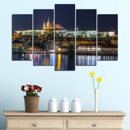 Вода, Град, Забележителност, Река, Нощ, Къща, Архитектура, Замък, Мост, Столица, Пътуване, Град, Сграда, Чехия, Храм, Кула, Дворец, Известен, Местожителство, Жилище