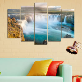 Пейзаж, Природа, Водопад, Плаж, Вода, Крайбрежие, Лято, Океан, Свежест, Остров, Река, Пясък, Пътуване, Ваканция, Рок, Панорамен, Воден басейн, Бариера, Запушване