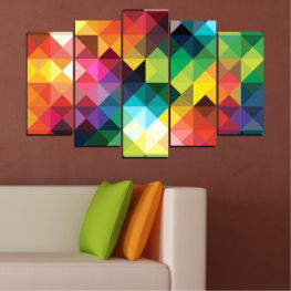 Абстракция, Модерен, Украса, Цветен, Ретро, Графичен, Блестящ, Цвят, Дизайн, Форма, Модел, Текстура, Фон, Тапет, Мозайка, Плочка, Квадрат, Геометричен, Безпроблемно, Пиксел, Решетка