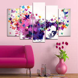 Жена, Абстракция, Цвете, Пеперуда, Украса, Цветен, Звезда, Графичен, Мода, Сняг, Зима, Дизайн, Празник, Украшение, Силует, Сезон, Празненство, Модел, Цветен, Тапет, Карта, Конфети, Хартия