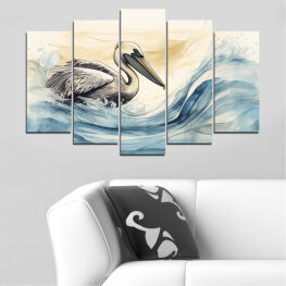 Wildlife, Water, Birds, Lake, Ocean, Feather, Wings, Wild, Bird, Feathers, Beak, Aquatic bird, Wing, Seabird, Pelican, Bill, Fishing, Pelicans