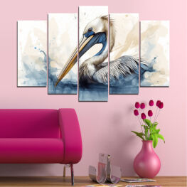 Wildlife, Water, Birds, Lake, Ocean, Feather, Wings, Wild, Bird, Feathers, Beak, Close, Aquatic bird, Wing, Seabird, Pelican, Bill, Fishing