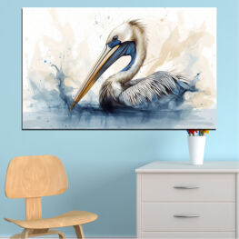 Wildlife, Water, Birds, Lake, Ocean, Feather, Wings, Wild, Bird, Feathers, Beak, Close, Aquatic bird, Wing, Seabird, Pelican, Bill, Fishing