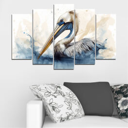 Wildlife, Water, Birds, Lake, Ocean, Feather, Wings, Wild, Bird, Feathers, Beak, Close, Aquatic bird, Wing, Seabird, Pelican, Bill, Fishing