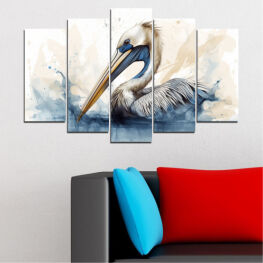 Wildlife, Water, Birds, Lake, Ocean, Feather, Wings, Wild, Bird, Feathers, Beak, Close, Aquatic bird, Wing, Seabird, Pelican, Bill, Fishing