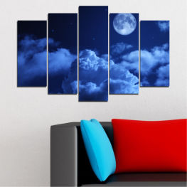 Space, Sunlight, Light, Sky, Moon, Night, Star, Planet, Design, Earth, Clouds, Cloud, Globe, Bright, Sphere, Global, Stars, Weather, Satellite, Heaven