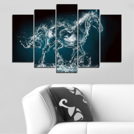 Абстракция, Вода, Космос, Кон, Светлина, Украса, Нощ, Звезда, Графичен, Сняг, Зима, Дизайн, Фантазия, Черно, Празник, Снежинка, Кристал, Студ, Мълния, Дигитален, Тапет