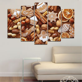 Natural, Culinary, Nutrition, Food, Christmas, Delicious, Fruit, Pastry, Tasty, Shell, Closeup, Brown, Close, Seed, Hazelnut, Edible nut, Spice, Nuts, Snack, Ingredient, Heap, Walnut