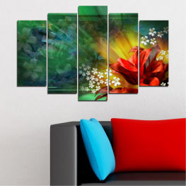 Flowers, Abstraction, Collage, Light, Colorful, Graphic, Color, Design, Artistic, Fantasy, Futuristic, Graphics, Motion, Shape, Pattern, Texture, Digital, Backdrop, Wallpaper, Fractal, Aquatic, Aquarium
