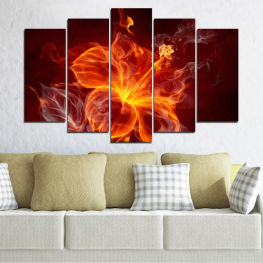 Abstraction, Chinese rose, Light, Fire, Smoke, Flame, Design, Black, Plasma, Energy, Motion, Shape, Pattern, Texture, Backdrop, Wallpaper, Fractal, Generated, Heat, Laser, Blaze
