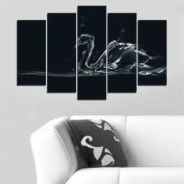 Abstraction, Water, Light, Swan, Graphic, Smoke, Design, Black, Human, Health, Motion, Shape, Pattern, Texture, Body, Medical, Science, Anatomy, Skeleton, Transparent, Biology