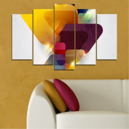 Abstraction, Decoration, Colorful, Shine, Color, Design, Yellow, Cube, Construction, Shape, Play, Device, Paper, Rubber eraser, Eraser, Whistle, Signaling device, Acoustic device, Learn