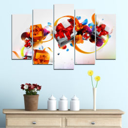 Modern, Collage, Decoration, Colorful, Star, Graphic, Element, Design, Christmas, Holiday, Gift, Shape, Celebration, Party, Floral, Wallpaper, Confetti, Bass, Birthday, Annual, Snowman