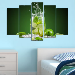 Water, Culinary, Freshness, Leaf, Fresh, Plant, Drink, Food, Fruit, Herb, Healthy, Liquid, Cold, Edible fruit, Clean, Produce, Citrus, Drop, Lemon, Lime