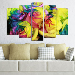 Flowers, Flower, Flower arrangement, Bouquet, Rose, Decoration, Colorful, Love, Wedding, Plant, Romance, Gift, Yellow, Pink, Roses, Petals, Floral, Petal, Arrangement, Valentine, Bunch