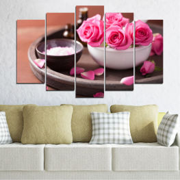 Flowers, Feng shui, Flower, Bouquet, Rose, Decoration, Spa, Love, Wedding, Relaxation, Candle, Romance, Pink, Roses, Petals, Pebble, Petal, Valentine, Treatment, Aromatherapy
