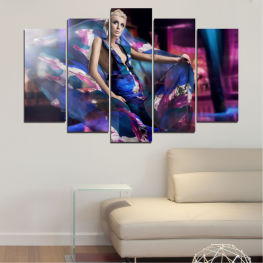 Woman, Art, Sexy, Collage, Love, Fashion, Portrait, Romantic, Dance, Hair, Dress, Hairstyle, Happy, People, Elegance, Pretty, Style, Face, Party, Attractive, Emotion, Person, Model, Active, Dancer, Body, Entertainer, Performer, Blond, Costume, Adult, Comedian, Club